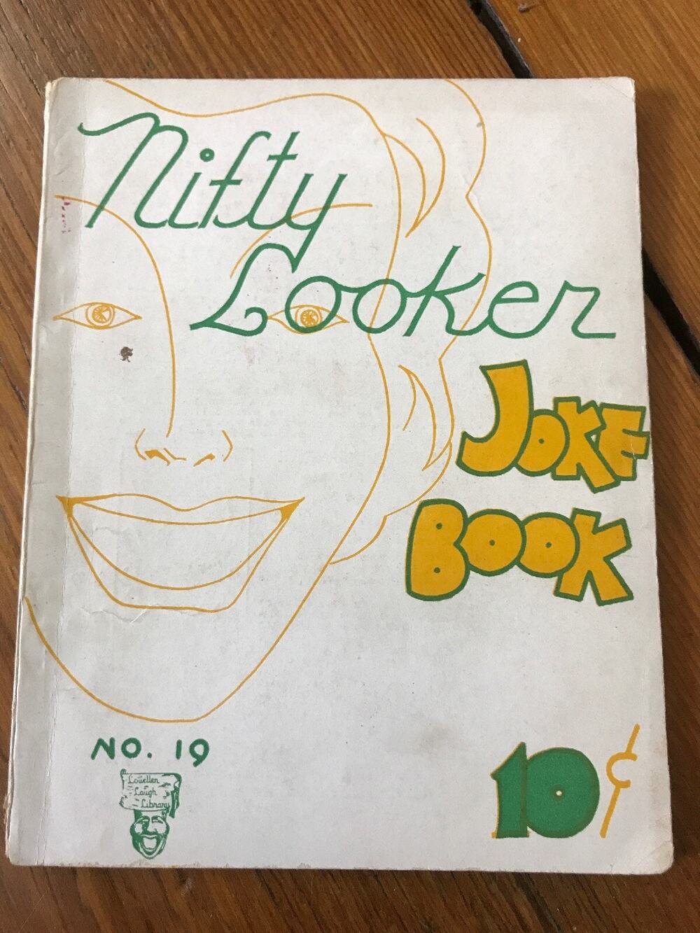 Vintage 1937 Nifty Looker Joke Book Louellen Laugh Library Small Antique NYC